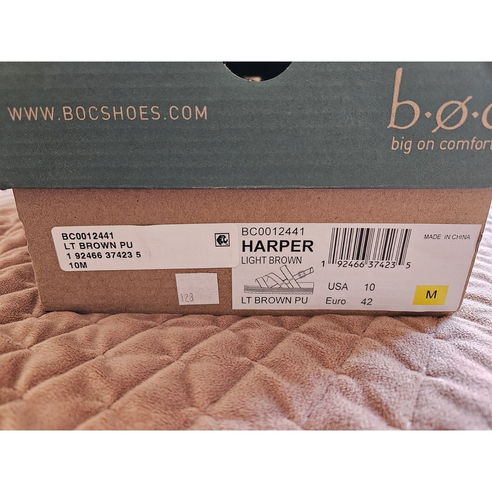 NIB BOC Shoes "Harper" Light Brown Sling Back Sandals With Box, Size 10M - Picture 6 of 9